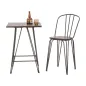 Krzesło Barowe HARLEM 54 45 102 Zestaw 2 szt. (Wysokość siedziska 61 cm)